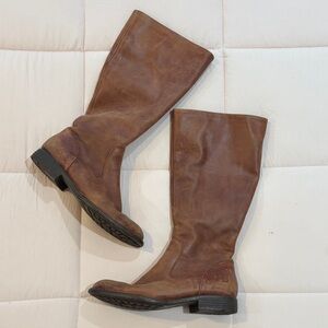 Born Classic Brown Leather Knee-High Women's Boots